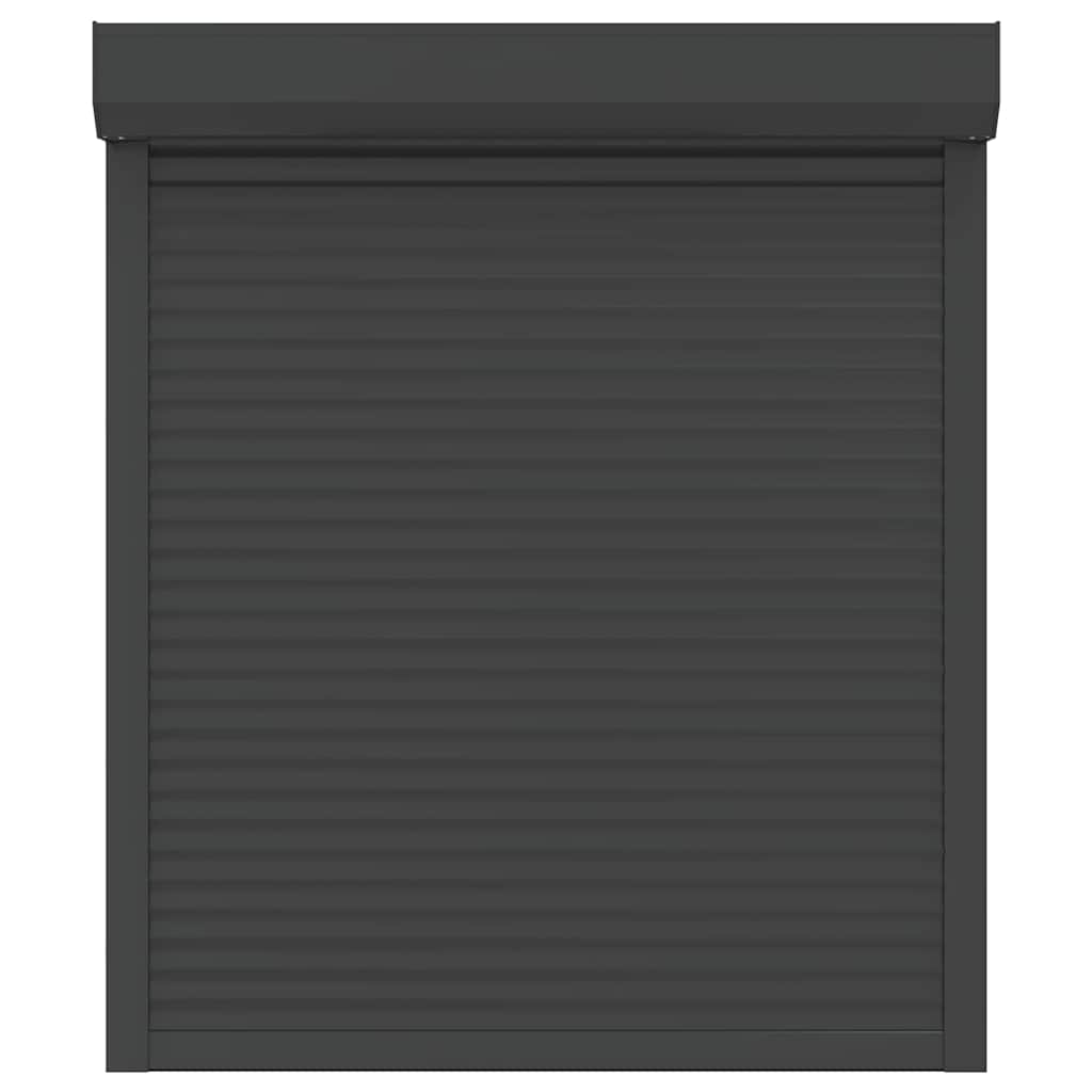 Tapparella Avvolgibile in Alluminio 110x130 cm Antracite
