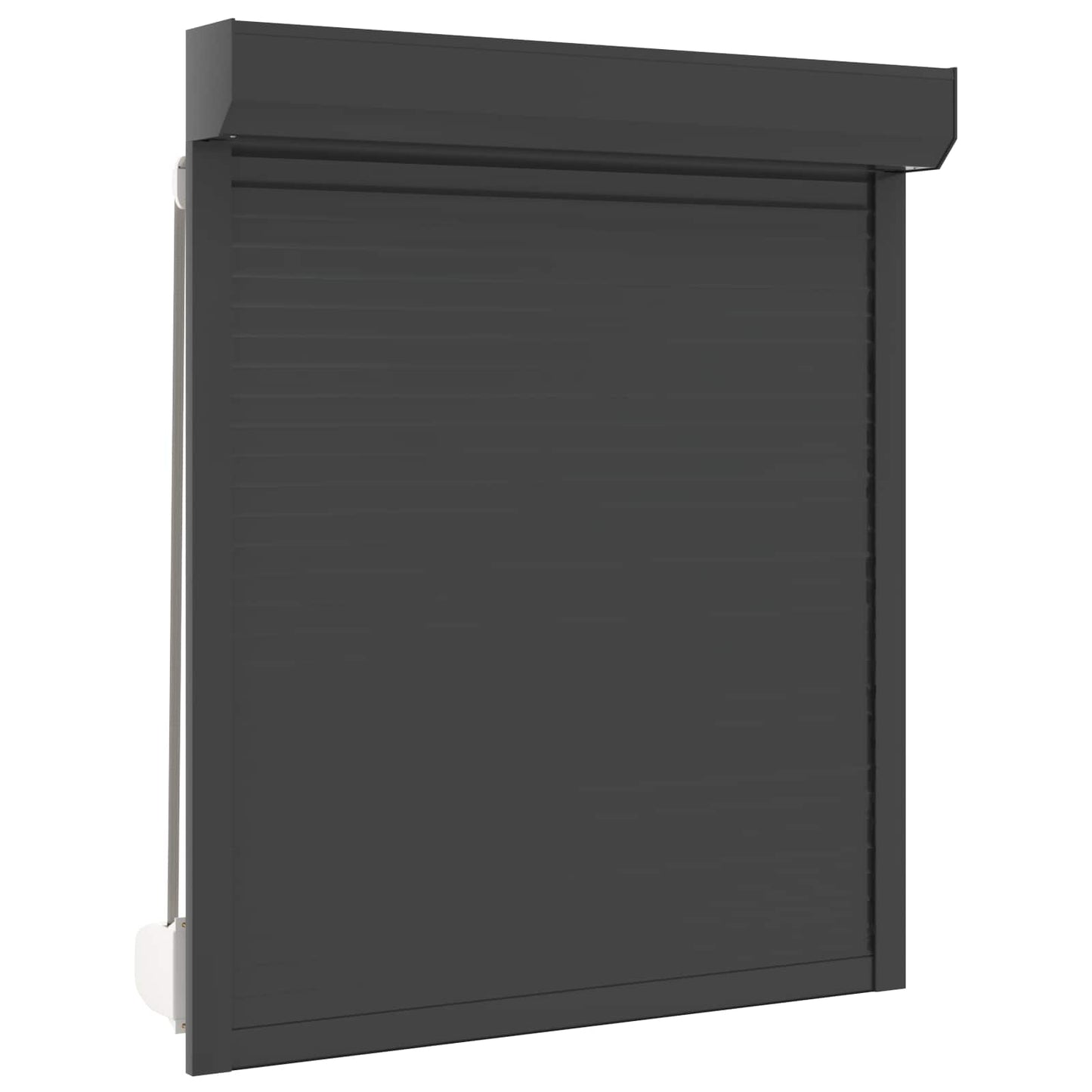 Persiana a rullo Antracite 110 x 130 cm Alluminio e poliuretano