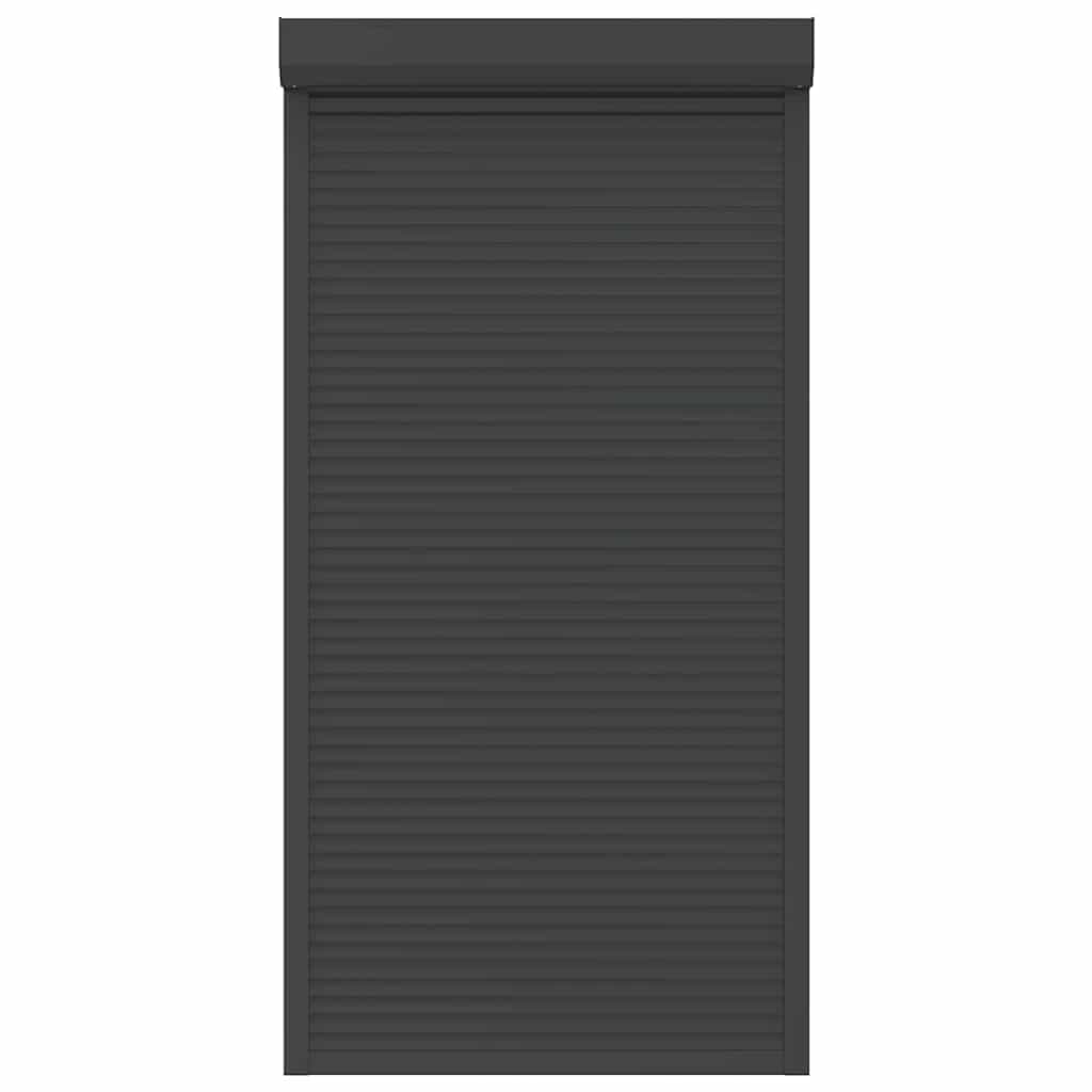 Tapparella Avvolgibile in Alluminio 110x220 cm Antracite