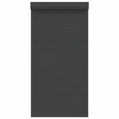 Tapparella Avvolgibile in Alluminio 110x220 cm Antracite
