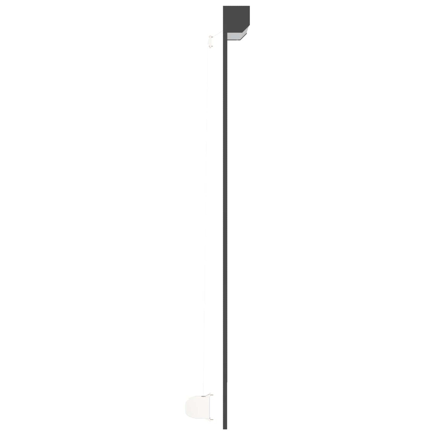 Persiana a rullo Antracite 110 x 220 cm Alluminio e poliuretano