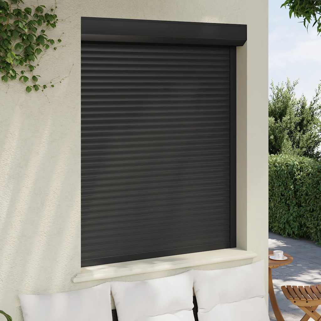 Tapparella Avvolgibile in Alluminio 120x150 cm Antracite