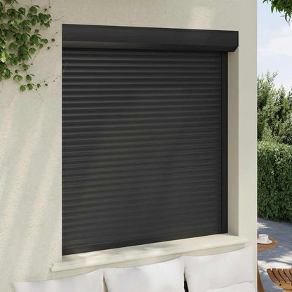 Tapparella Avvolgibile in Alluminio 130x140 cm Antracite