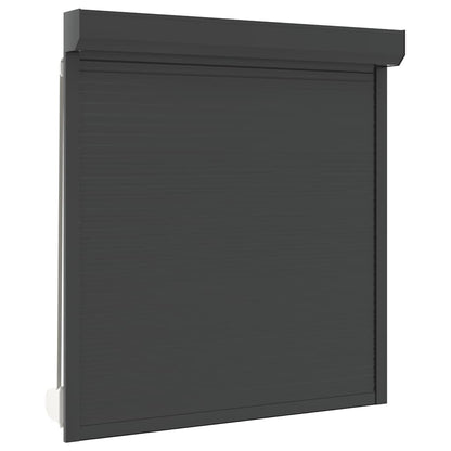 Tapparella Avvolgibile in Alluminio 140x150 cm Antracite
