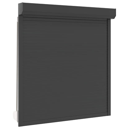 Persiana a rullo Antracite 140 x 150 cm Alluminio e poliuretano