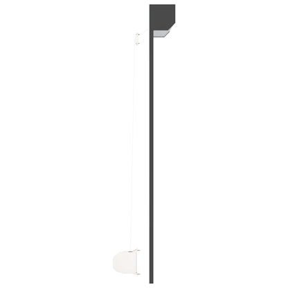 Persiana a rullo Antracite 140 x 150 cm Alluminio e poliuretano