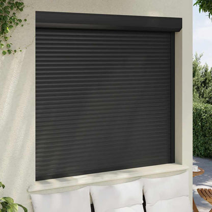 Tapparella Avvolgibile in Alluminio 160x150 cm Antracite
