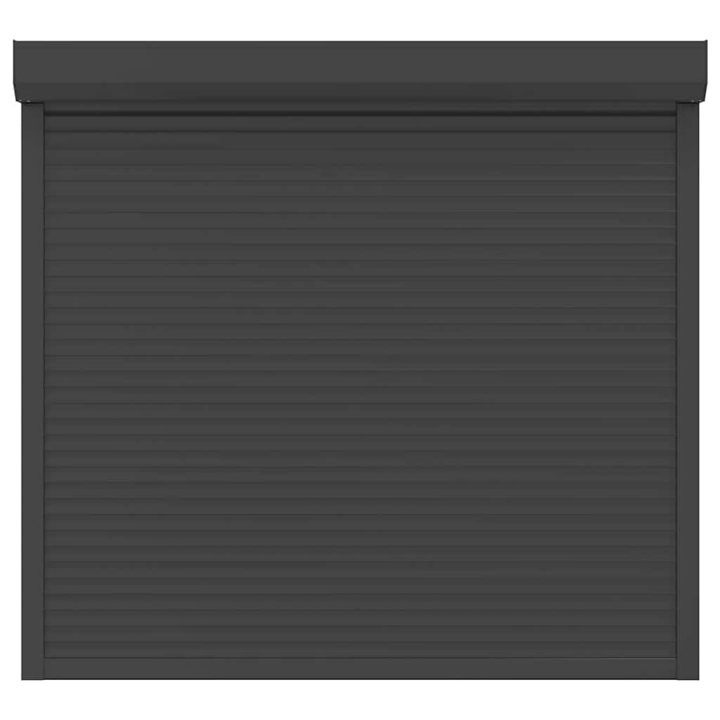 Tapparella Avvolgibile in Alluminio 160x150 cm Antracite
