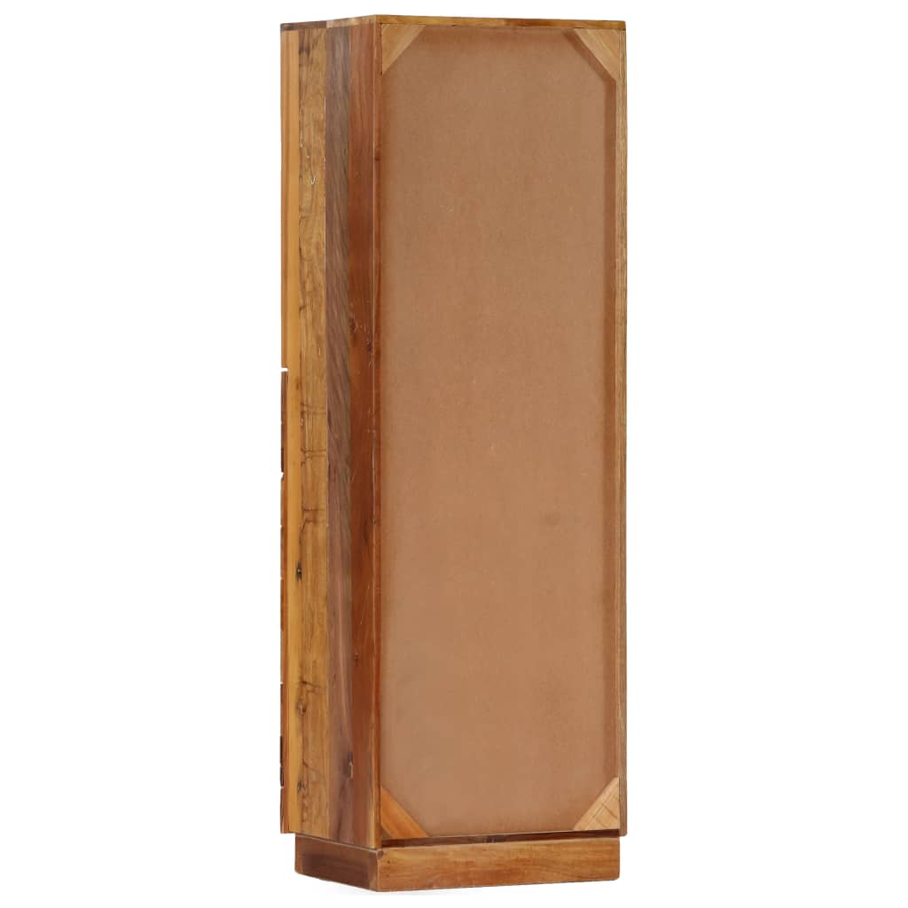 Credenza 40x32x122 cm in Legno Massello di Recupero