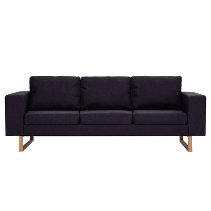 Set Divani 2 pz in Tessuto Nero