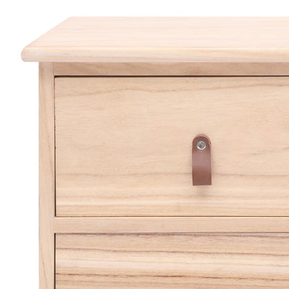 Comodino 38x28x45 cm in Legno di Paulonia