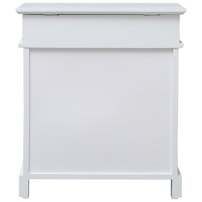 Scarpiera Bianca 50x28x58 cm in Legno di Paulownia