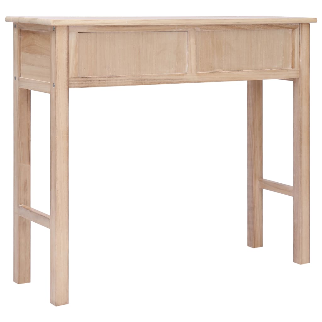 Tavolo Consolle Naturale 90x30x77 cm in Legno