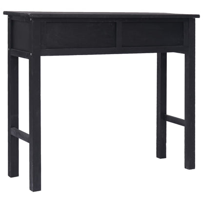 Tavolo Consolle Nero 90x30x77 cm in Legno