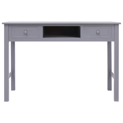 Scrivania Grigia 110x45x76 cm in Legno