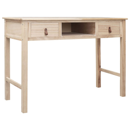 Scrivania Naturale 110x45x76 cm in Legno