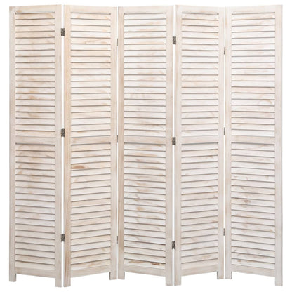 Divisorio a 5 Pannelli 175x165 cm in Legno