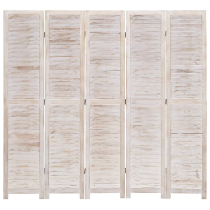 Divisorio a 5 Pannelli 175x165 cm in Legno