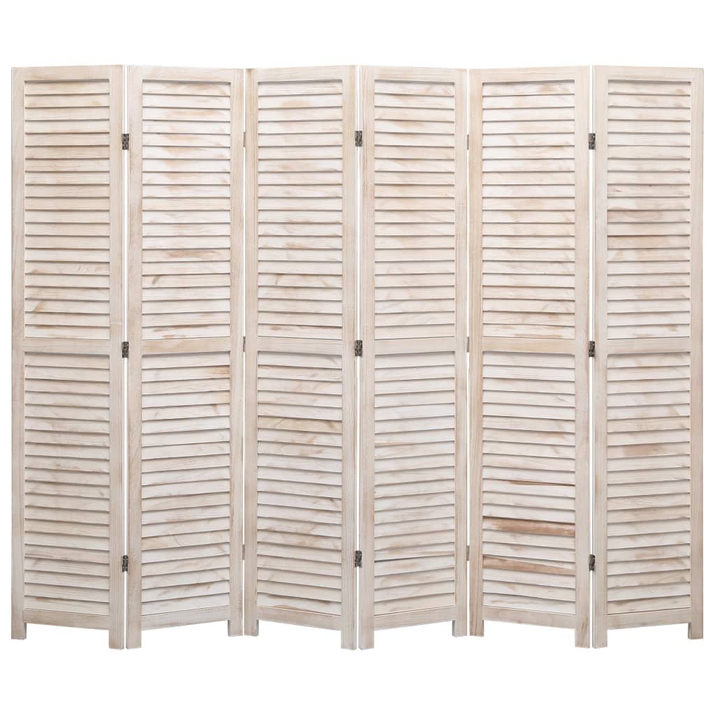 Divisorio a 6 Pannelli 210x165 cm in Legno