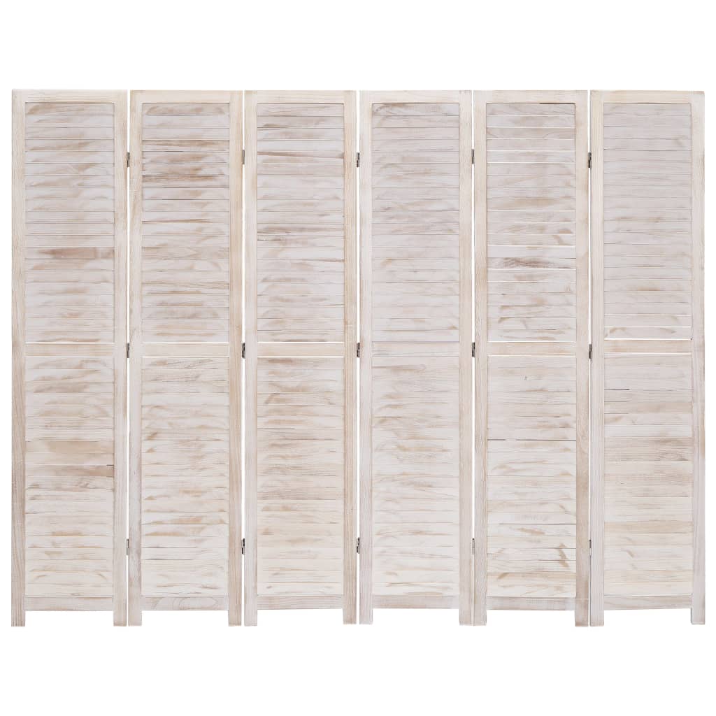 Divisorio a 6 Pannelli 210x165 cm in Legno
