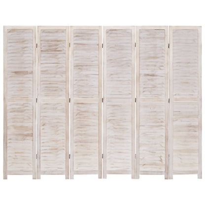 Divisorio a 6 Pannelli 210x165 cm in Legno
