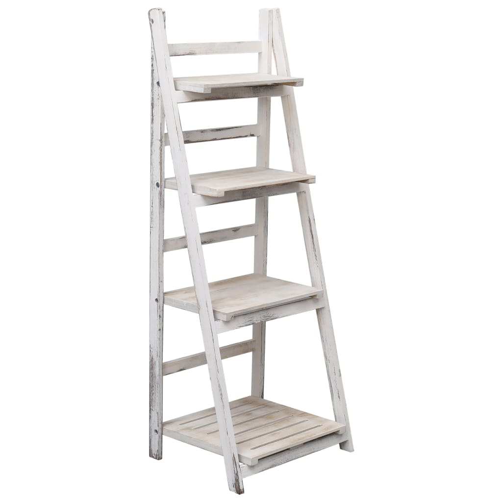 Piedistallo per Piante a 4 Livelli 43x33x113 cm in Legno