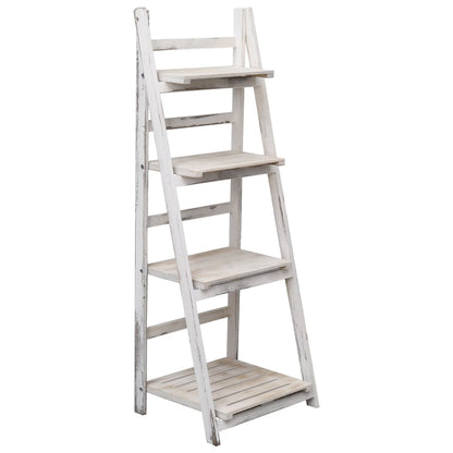 Piedistallo per Piante a 4 Livelli 43x33x113 cm in Legno