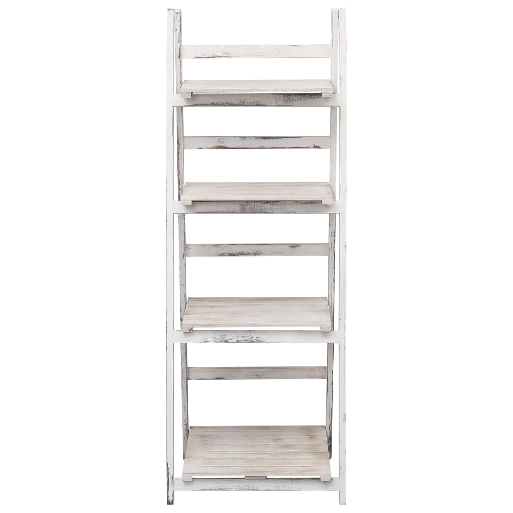 Piedistallo per Piante a 4 Livelli 43x33x113 cm in Legno