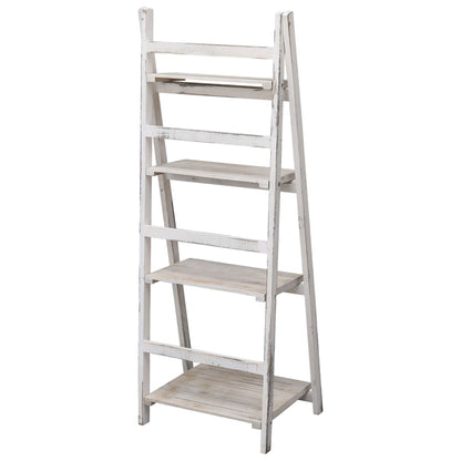 Piedistallo per Piante a 4 Livelli 43x33x113 cm in Legno