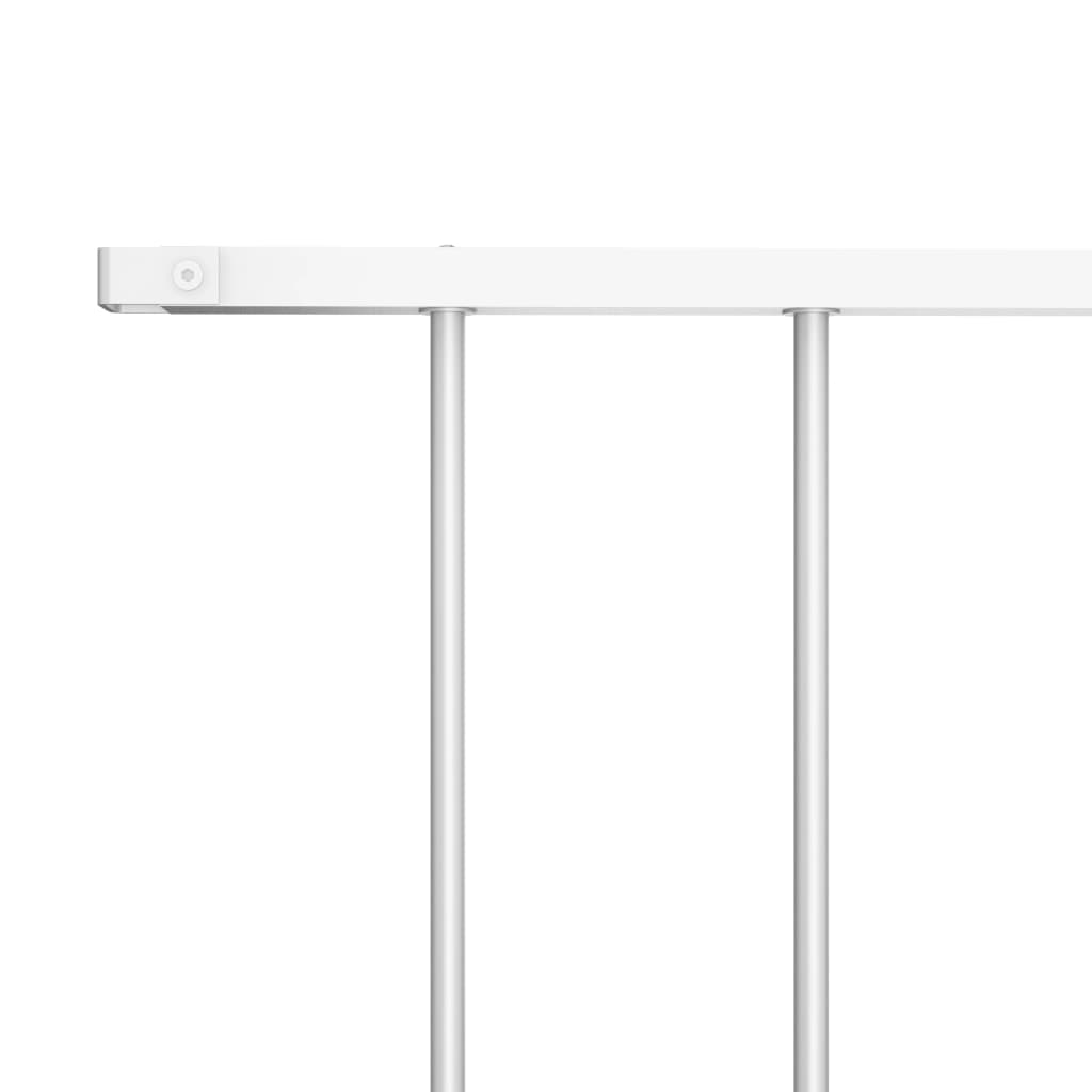 Pannello di Recinzione in Acciaio Verniciato 1,7x1 m Bianco