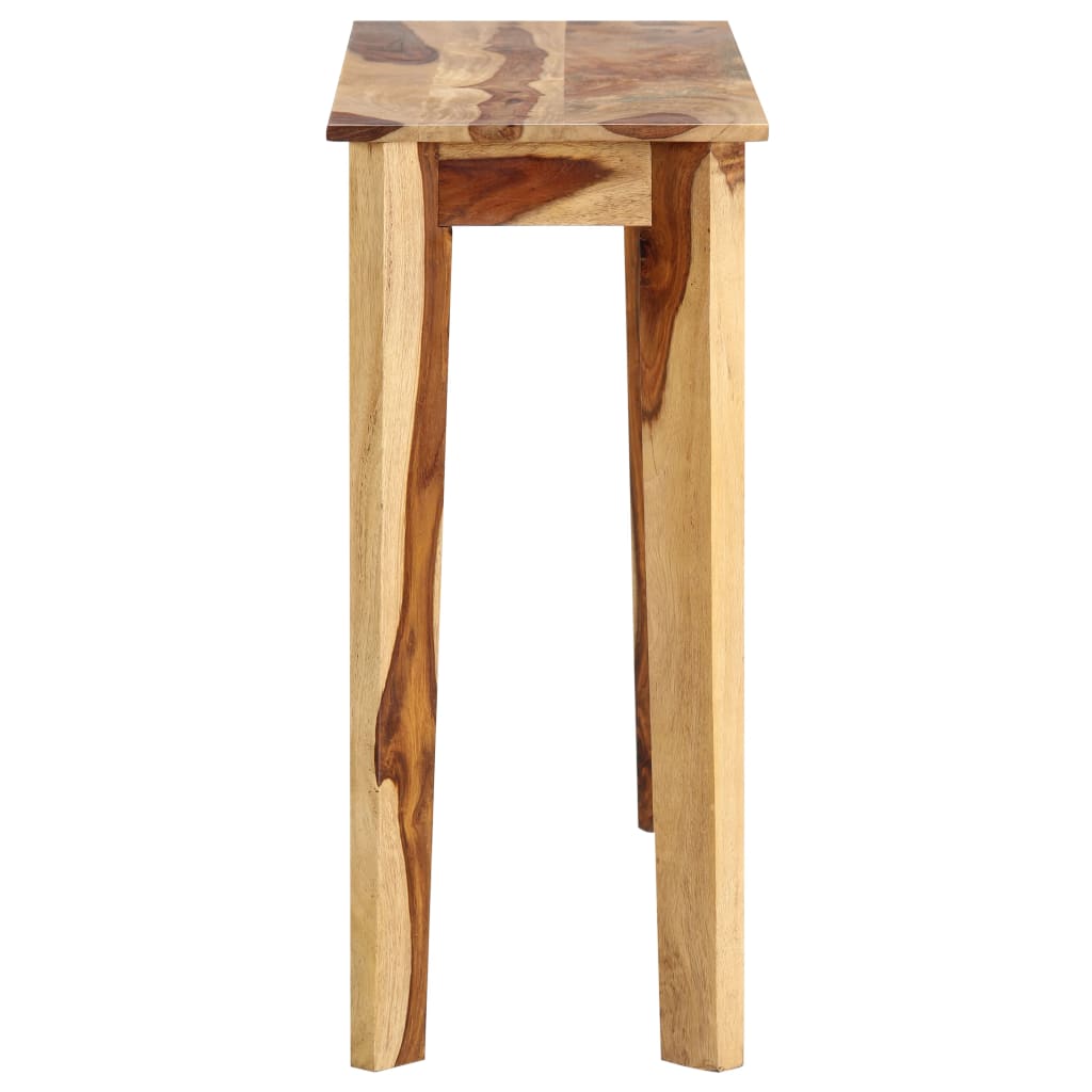 Tavolo Consolle 110x35x76 cm in Legno Massello di Acacia