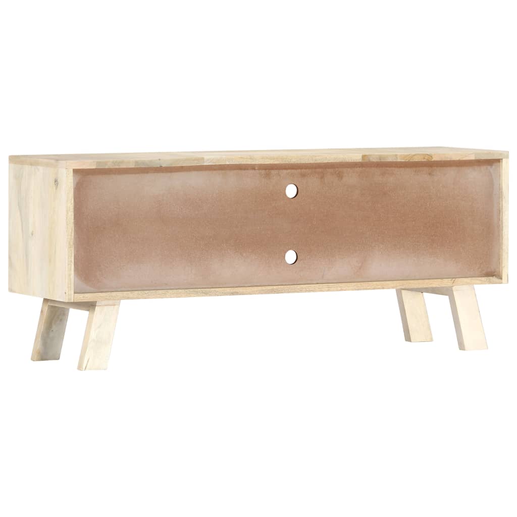Mobile Porta TV 110x30x44 cm in Legno Massello di Mango