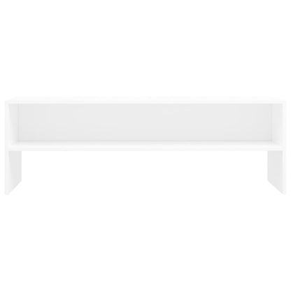 Mobile Porta TV Bianco 120x40x40 cm in Legno Multistrato