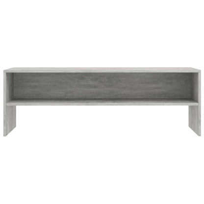 Mobile Porta TV Grigio Cemento 120x40x40cm in Legno Multistrato
