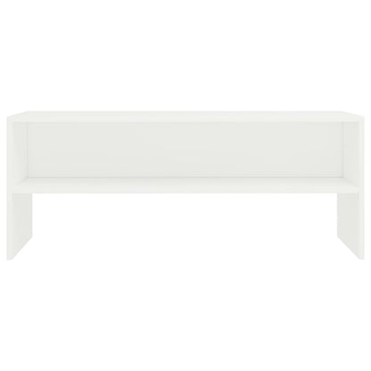 Mobile Porta TV Bianco 100x40x40 cm in Legno Multistrato