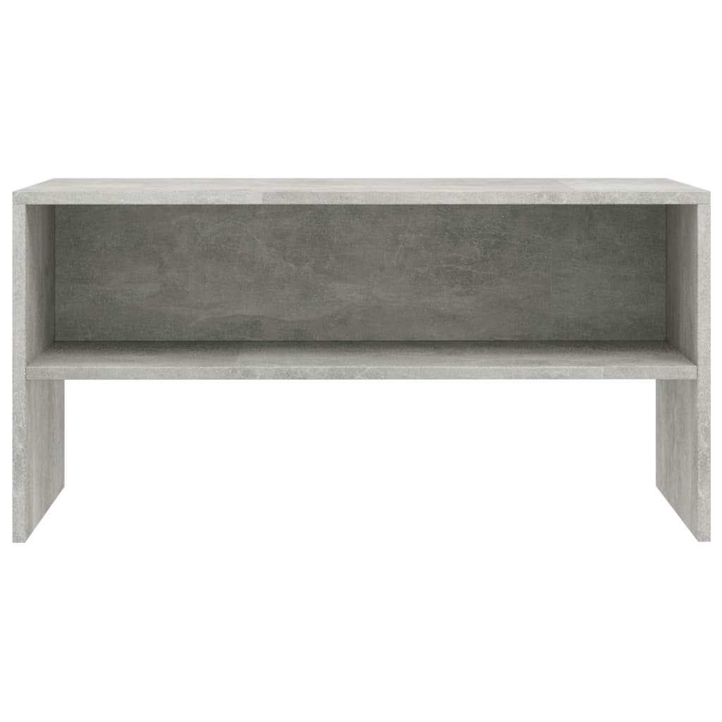 Mobile Porta TV Grigio Cemento 80x40x40 cm in Legno Multistrato
