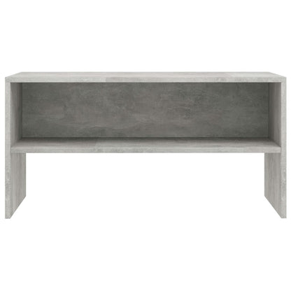 Mobile Porta TV Grigio Cemento 80x40x40 cm in Legno Multistrato