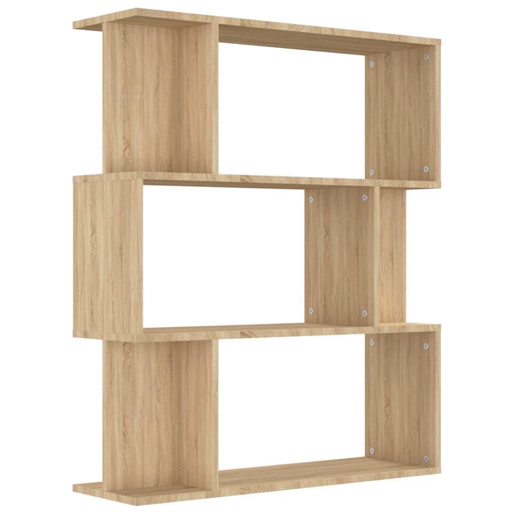 Libreria/Divisorio Rovere Sonoma 80x24x96 cm Legno Multistrato