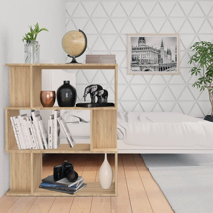Libreria/Divisorio Rovere Sonoma 80x24x96 cm Legno Multistrato