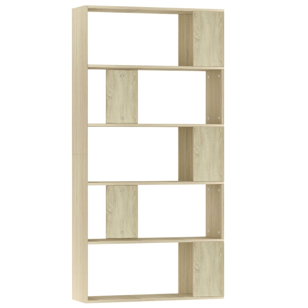 Libreria/Divisorio Rovere Sonoma 80x24x159 cm Legno Multistrato
