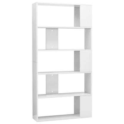 Libreria/Divisorio Bianco Lucido 80x24x159 cm