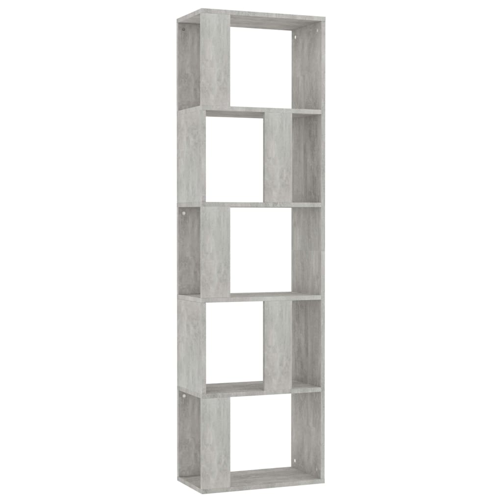 Libreria/Divisorio Grigio Cemento 45x24x159cm Legno Multistrato