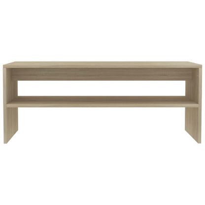 Tavolino da Salotto Rovere Sonoma 100x40x40cm Legno Multistrato