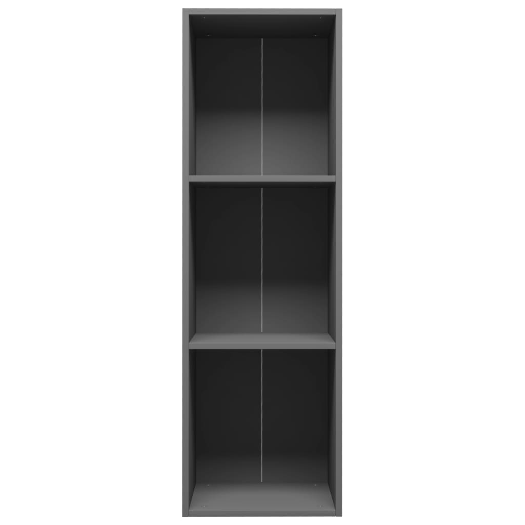 Libreria/Mobile TV Grigio 36x30x114 cm in Legno Multistrato