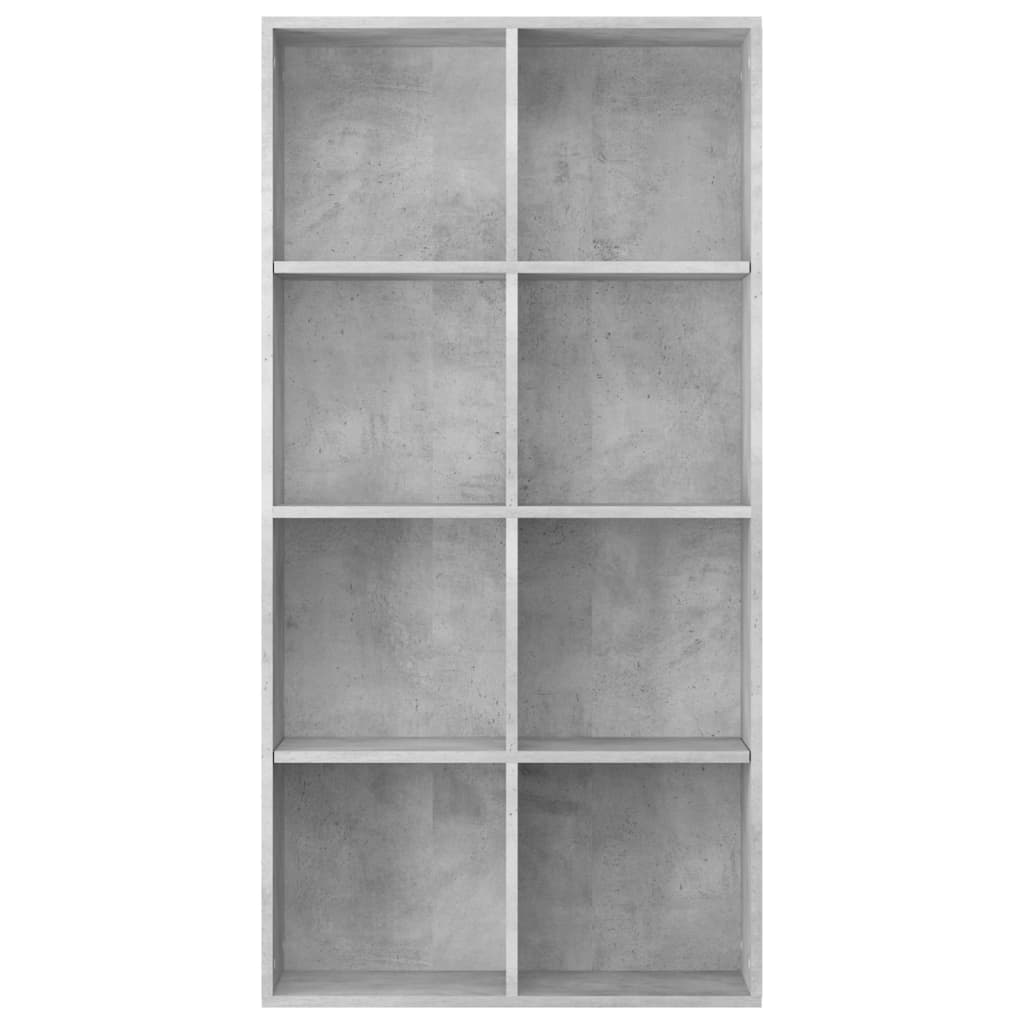 Libreria/Credenza Grigio Cemento 66x30x130 cm Legno Multistrato
