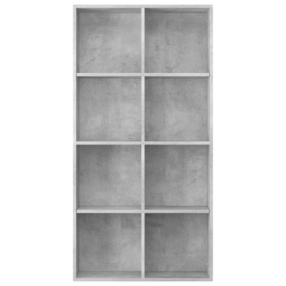 Libreria/Credenza Grigio Cemento 66x30x130 cm Legno Multistrato