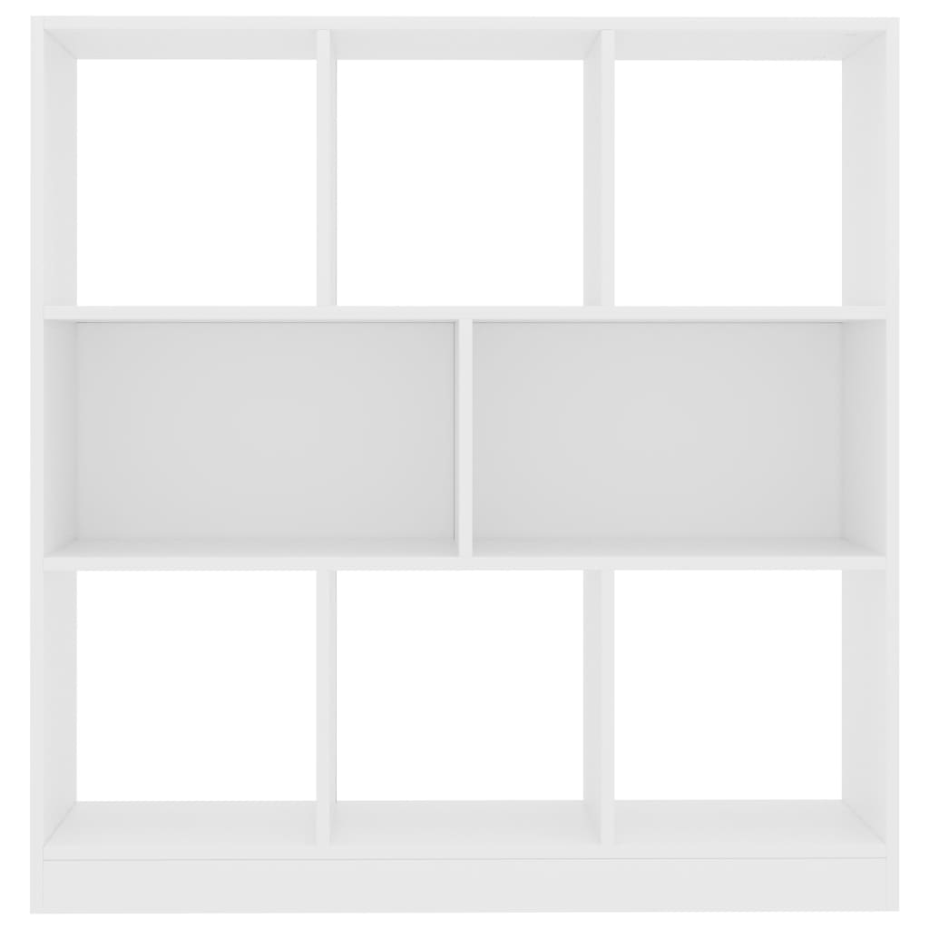 Libreria Bianca 97,5x29,5x100 cm in Legno Multistrato