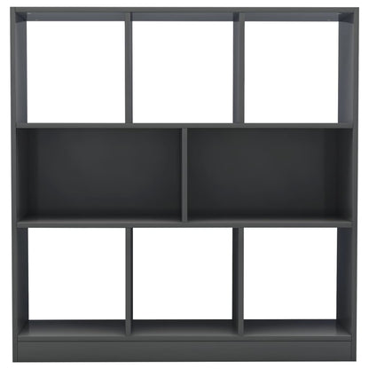 Libreria Grigio Lucido 97,5x29,5x100 cm in Legno Multistrato