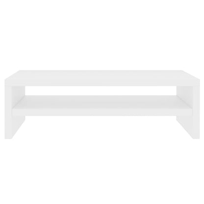 Supporto per Monitor Bianco 42x24x13 cm Legno Multistrato