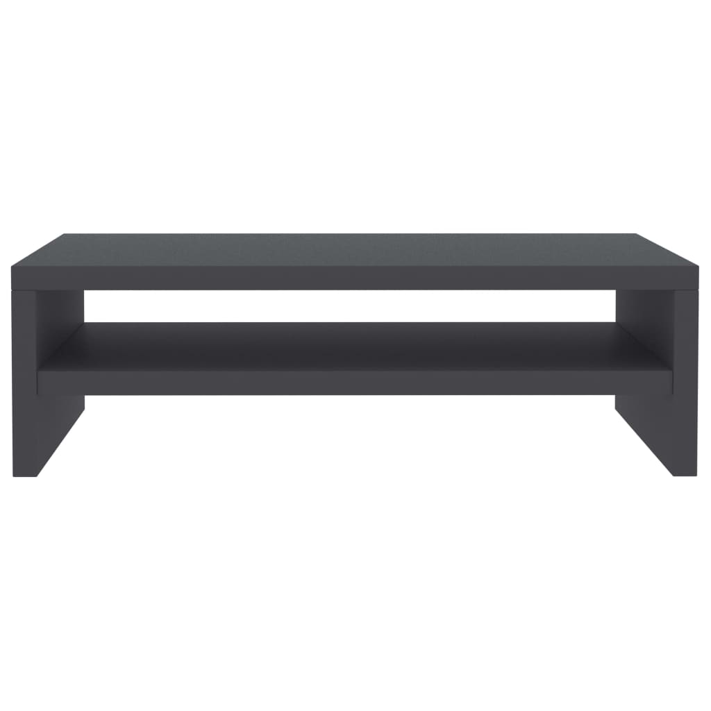 Supporto per Monitor Grigio 42x24x13 cm in Legno Multistrato
